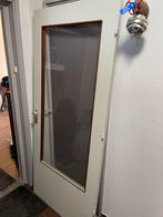 Tussendeur met Glas - Binnendeur, Doe-het-zelf en Verbouw, Deuren en Horren, Ophalen, Gebruikt, 80 tot 100 cm, Binnendeur