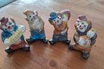 Vrolijke Clowns Set  vintage letterbak, Verzamelen, Beelden en Beeldjes, Ophalen of Verzenden, Gebruikt, Overige typen
