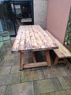 tuintafel, Ophalen, Gebruikt, Rechthoekig, Hout
