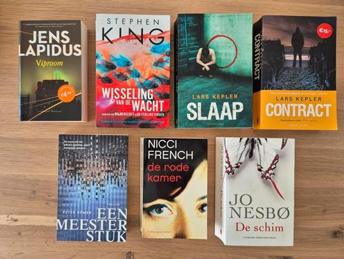 Meerdere thriller boeken 7 stuks Lapidus King Kepler Nesbø, Boeken, Thrillers, Gelezen, Nederland, Ophalen of Verzenden