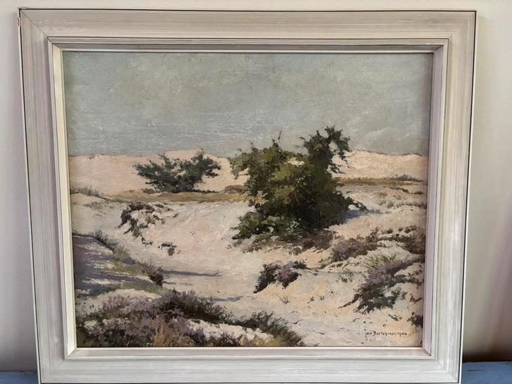 Werk van Jan Bartelsman 1944 schilderij Soesterduinen?, Antiek en Kunst, Kunst | Schilderijen | Klassiek, Ophalen