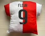 Feyenoord kussen met naam Fleur - nette staat, Huis en Inrichting, Ophalen of Verzenden, Zo goed als nieuw, Rood, Rechthoekig