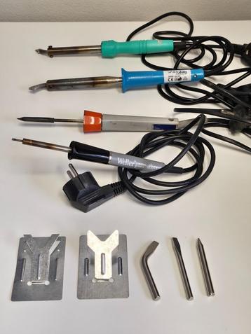 4x Soldeerbout (verschillende formaten) Weller Welco Stannol beschikbaar voor biedingen