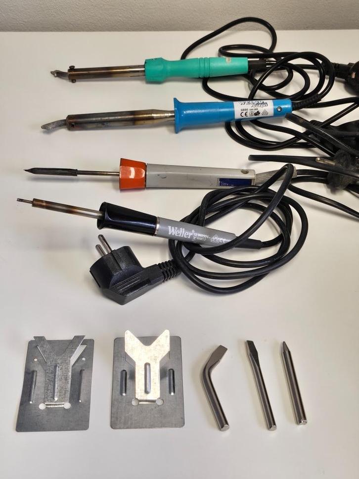 4x Soldeerbout (verschillende formaten) Weller Welco Stannol, Doe-het-zelf en Verbouw, Gereedschap | Handgereedschap, Gebruikt