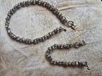 Otazu set ketting en armband, Sieraden, Tassen en Uiterlijk, Armbanden, Ophalen of Verzenden, Zo goed als nieuw, Zilver