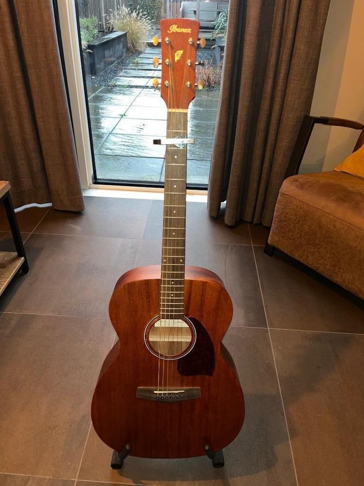 Ibanez PC12MH-OPN - incl toebehoren, Muziek en Instrumenten, Snaarinstrumenten | Gitaren | Akoestisch, Zo goed als nieuw, Western- of Steelstringgitaar