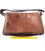 Vintage Antiek Retro Nostalgisch Lederen Leren Tas, Ophalen of Verzenden