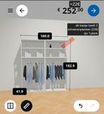 Ikea platsa kledingkast inrichting hangelementen schoenen, Huis en Inrichting, Ophalen, 100 tot 150 cm, Met klep(pen), 50 tot 100 cm