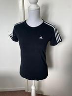 Zwart Adidas sportshirt maat 176/XS, Adidas, Sport- of Zwemkleding, Zo goed als nieuw, Verzenden