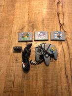 Nintendo 64 controller + Mario 64, Pilot Wings, Wave Racer, Spelcomputers en Games, Spelcomputers | Overige, Ophalen of Verzenden