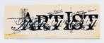 Collector's Item houten stempel Artist Script van Tim Holtz, Ophalen of Verzenden, Zo goed als nieuw, Houten stempel