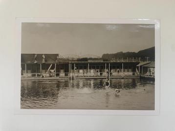 D734 Oude foto Deventer : IJsselbad Zwembad IJssel beschikbaar voor biedingen