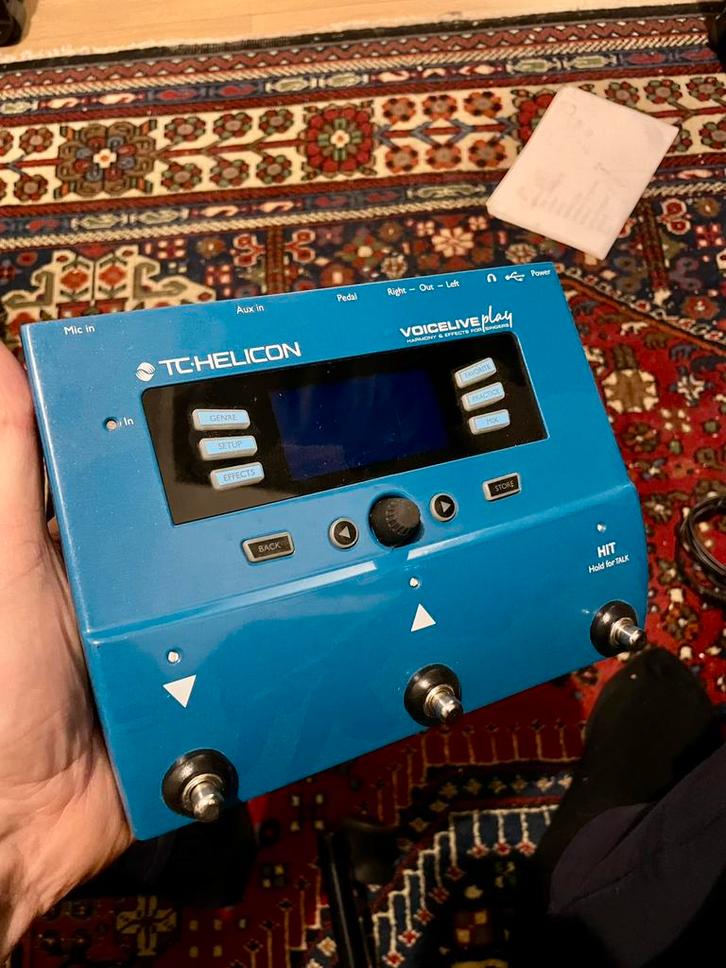 TC Helicon Voicelive play, Muziek en Instrumenten, Effecten, Zo goed als nieuw, Chorus, Delay of Echo, Distortion, Overdrive of Fuzz
