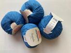 800 gr Adriafil Rugiada, blauwe merino/katoen, Ophalen of Verzenden, Nieuw, Breien of Haken, Wol of Garen