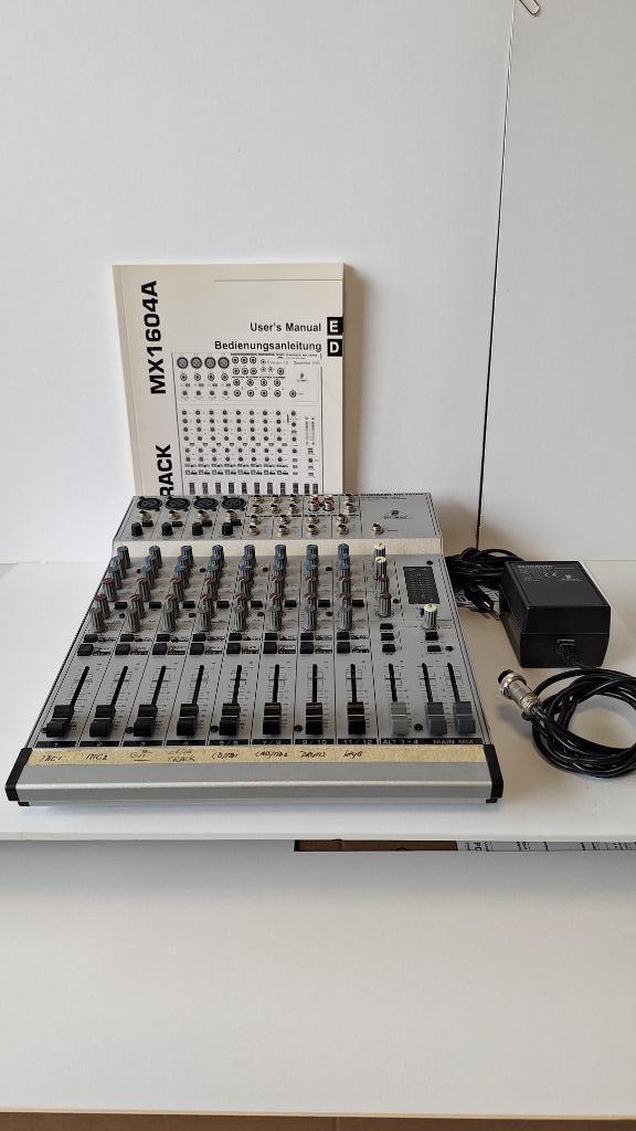 Behringer Eurorack MX1604 mengpaneel, Muziek en Instrumenten, Mengpanelen, Gebruikt, 5 tot 10 kanalen, Ophalen