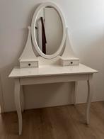 Ikea Hemnes kaptafel / toilettafel met spiegel, Huis en Inrichting, Ophalen, Gebruikt, 50 tot 100 cm, Minder dan 100 cm