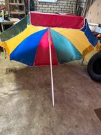 Geel verkleurde parasol, Ophalen of Verzenden, Gebruikt, 1 tot 2 meter, Stokparasol
