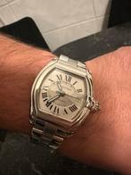 Cartier Roadster Aitomatic Steel heren horloge, Staal, Staal, Polshorloge, Zo goed als nieuw