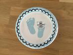 Borden baby voetjes blauw - 8 st | geboorte - babyshower, Ophalen of Verzenden, Nieuw, Feestartikel, Geboorte of Huwelijk