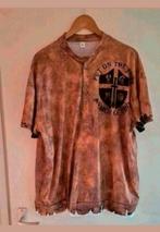 Nieuw heren shirt. Okselmaat 66 cm. Maat XXXL, Kleding | Heren, Grote Maten, Ophalen of Verzenden, Nieuw, Bruin, Shirt