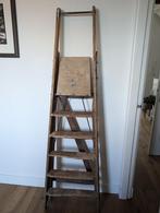 Rustic solid-wood ladder | Rustieke ladder van massief hout, Ophalen, Gebruikt, Ladder, Minder dan 2 meter