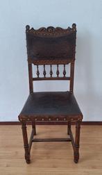 Antieke stoel, Huis en Inrichting, Stoelen, Ophalen, Gebruikt, Bruin, Eén