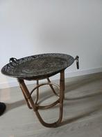 Bijzet tafeltje, Huis en Inrichting, Tafels | Bijzettafels, Ophalen of Verzenden, Zo goed als nieuw, Rond, Minder dan 55 cm