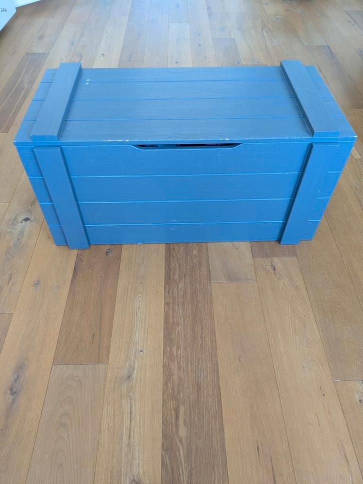 Woood Dennis speelgoedkist, grijs, Huis en Inrichting, Woonaccessoires | Kisten, Gebruikt, Minder dan 50 cm, Minder dan 50 cm