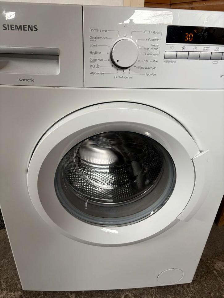 Siemens iSensoric Wasmachine - Topkwaliteit!, Witgoed en Apparatuur, Wasmachines, Zo goed als nieuw, Voorlader, 6 tot 8 kg, 85 tot 90 cm