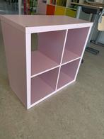 Roze Kallax 2x2 4 vakkenvast IKEA, Huis en Inrichting, Minder dan 100 cm, 25 tot 50 cm, Minder dan 50 cm, Gebruikt