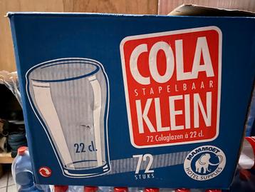 Klein cola bier limonade glas doos á 72 stuks. 22cl. beschikbaar voor biedingen