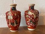 Japanse Miniatuurvazen (Satsuma Stijl / Moriage) Ca. 1900, Antiek en Kunst, Antiek | Vazen, Ophalen of Verzenden