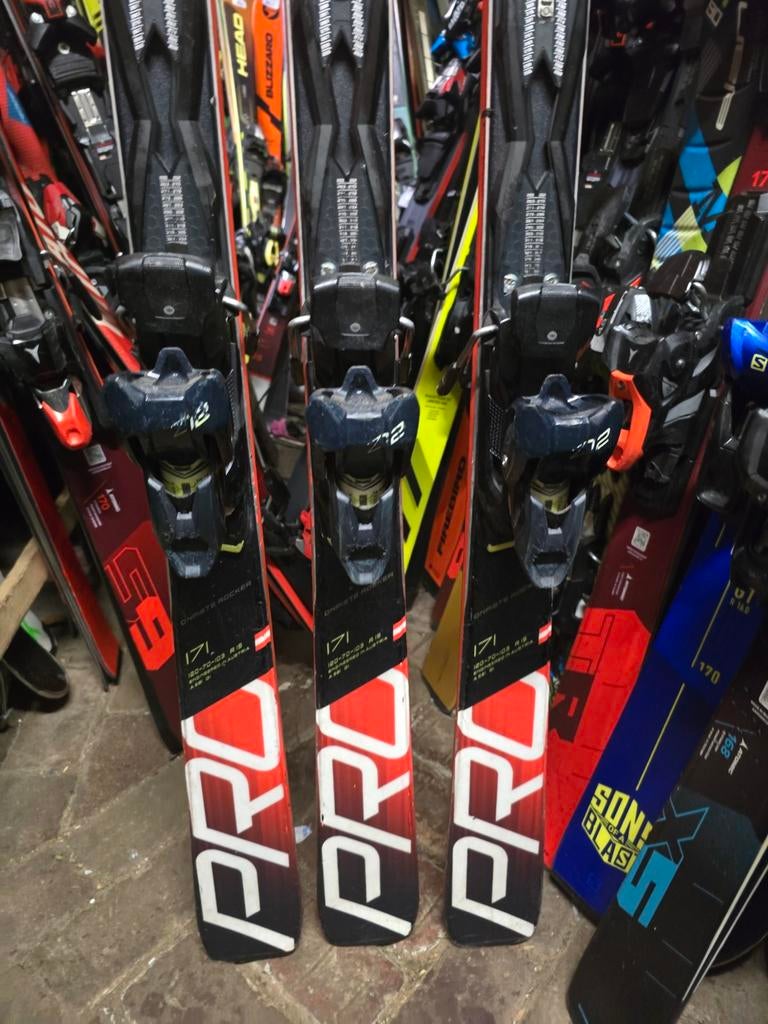 171cm FISCHER RC4 THE CURV PRO TOP SKIS TRIPLE RADIUS, 160 tot 180 cm, Fischer, Ophalen of Verzenden, Zo goed als nieuw