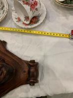 Mahoniehouten Console met Engelenkop, Antiek en Kunst, Kunst | Beelden en Houtsnijwerken, Ophalen of Verzenden