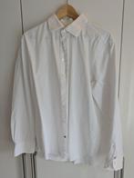 3 witte Profuomo overhemden, Wit, Ophalen of Verzenden, Halswijdte 43/44 (XL), Profuomo