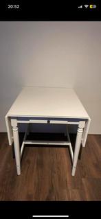 Ikea INGATORP klaptafel in het wit, Ophalen of Verzenden, Rechthoekig, 50 tot 100 cm