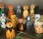 Peg dolls “ dierentuin”, Ophalen of Verzenden, Nieuw