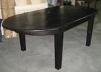 Ovale teak Eettafel - 240 x 100 cm - 6 armstoelen -TTM Wonen, Www.ttmwonen.nl, Nieuw, Ophalen of Verzenden, Landelijk