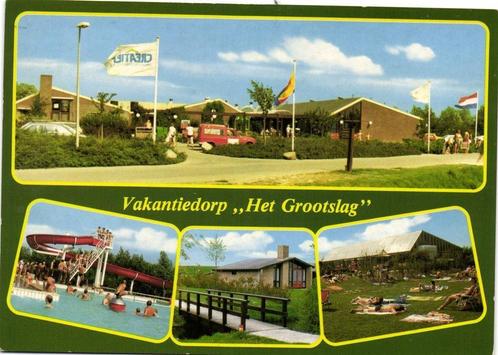 Vakantiedorp Het Grootslag - Andijk N.H. - 4 afb - 1987 gelo, Verzamelen, Ansichtkaarten | Nederland, Gelopen, Overijssel, 1980 tot heden