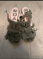 Roberto d’ angelo Sandalen Sleehak, Bruin, Zo goed als nieuw, Sandalen of Muiltjes, Ophalen of Verzenden