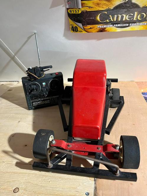Vintage nitro stockcar yu can, Hobby en Vrije tijd, Modelbouw | Radiografisch | Auto's, Zo goed als nieuw, Auto offroad, Nitro
