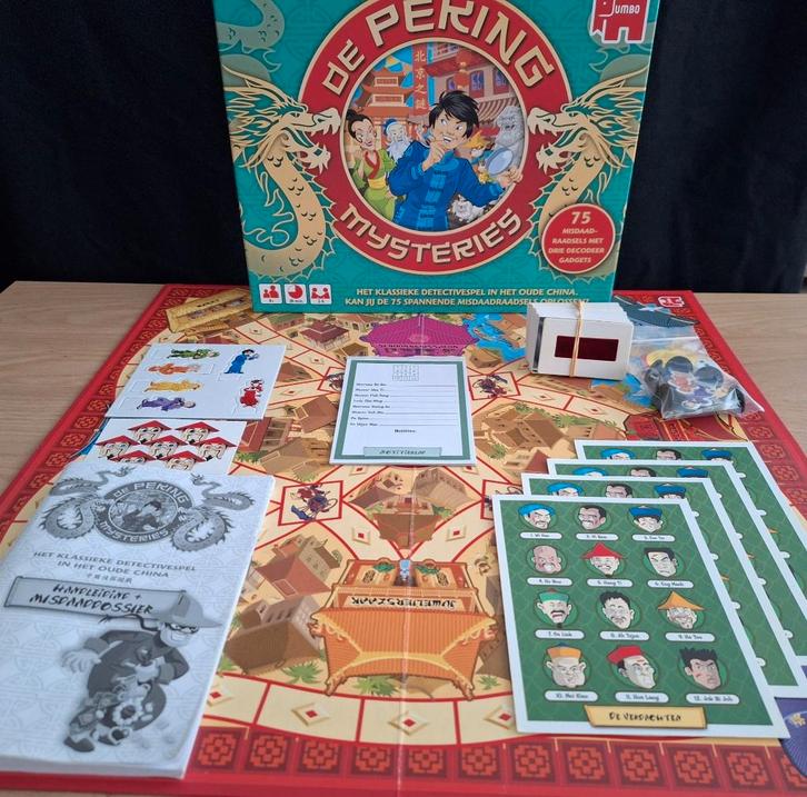 De Peking Mysteries, Hobby en Vrije tijd, Gezelschapsspellen | Bordspellen, Gebruikt, Een of twee spelers, Drie of vier spelers