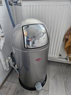 Wesco Kickboy - Zilvergrijs - Zeer Goede Staat, Huis en Inrichting, Ophalen, Met pedaal, 50 tot 75 cm, Metaal