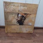 Afrikaans Portret Schilderij, Antiek en Kunst, Ophalen
