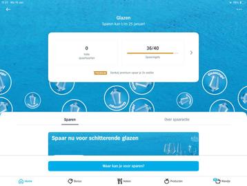 36 zegels ah glazen glazenzegels Albert Heijn beschikbaar voor biedingen
