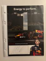 Red Bull F1 shirt + Gesigneerde kaart Max Verstappen 2017, Ophalen of Verzenden, Zo goed als nieuw, Formule 1