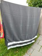 4 zware verduisteringsgordijnen donkergrijs, 100 tot 150 cm, 200 cm of meer, Ophalen of Verzenden, Zo goed als nieuw