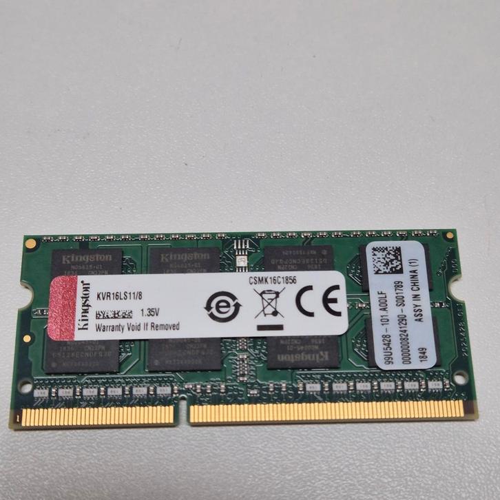 Kingston 8GB PC3L 12800s sodimm, Computers en Software, RAM geheugen, Gebruikt, Laptop, 8 GB, DDR3, Verzenden