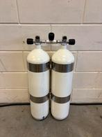 Dubbelset D12 230 bar gekeurd t/m 10-2030, Ophalen, Gebruikt, Duikfles