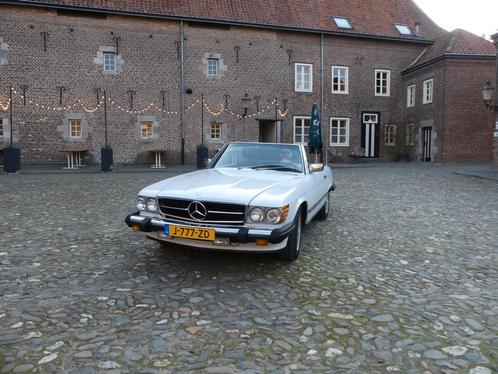 Mercedes-Benz 560SL 1989 Wit, Auto's, Mercedes-Benz, Particulier, SL, Airbags, Airconditioning, Bluetooth, Centrale vergrendeling